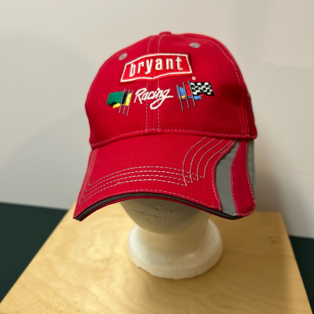 Bryant Racing 11 Baseball Cap Hat Mens Red One Size Embroidered Logo Cam America